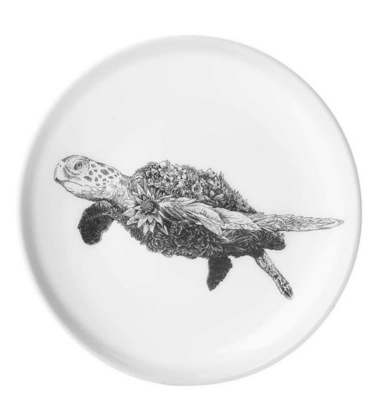 Тарелка "Зеленая черепаха" 20 см