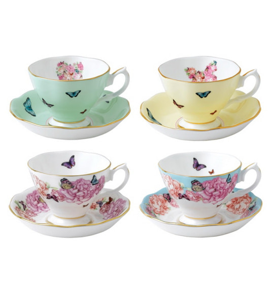 Набор чашек чайных с блюдцами Miranda Kerr, 8 предметов