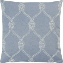 Чехол для подушки декоративной Knots 40х40 см, синий