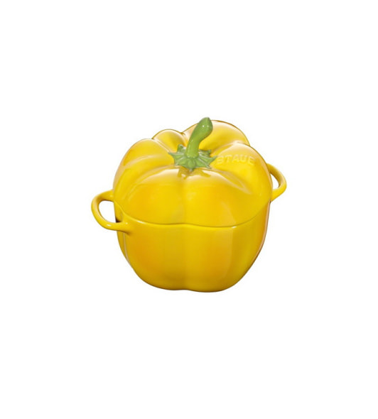 Кокот керамический "Перец" 12 см, желтый