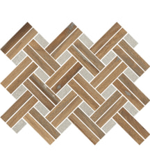 Плитка Rondine Infinity Mosaico Oak Braid J90586 25,5х33,5