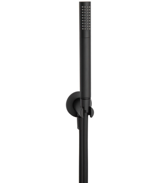 Лейка для душа со шлангом и держателем Shower&Co SH022NP, цвет черный матовый
