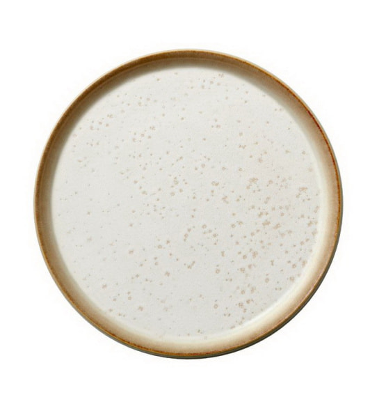 Тарелка салатная Bitz 21 см, кремовая
