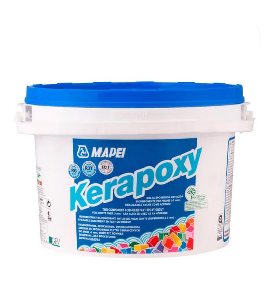 Фуга эпоксидная Kerapoxy N111 5 кг, цвет серебристо-серый